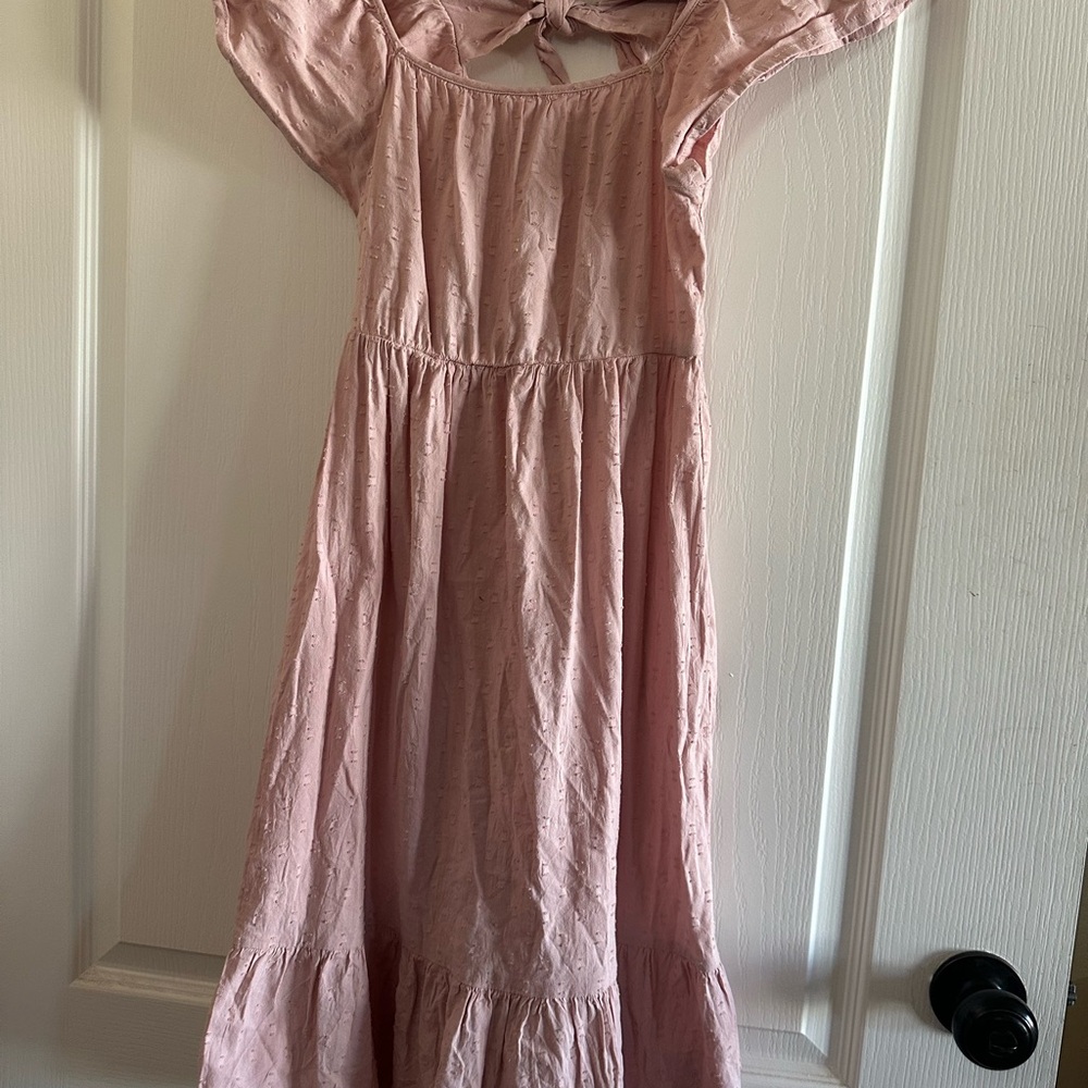 🔥 Old Navy Pink Patterned Off The Shoulder Dress     Size S